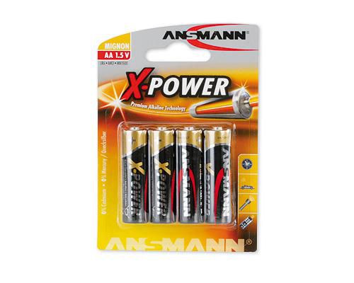 ANSMANN 5015663 Battery, 1.5V, AA, LR6 x4 