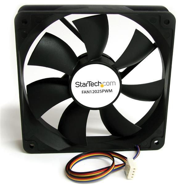 STARTECH.COM 120x25mm Computer Gehauselufter/ PWM Cooling Fan - Lufter fur Computer Gehause mit 4-pi