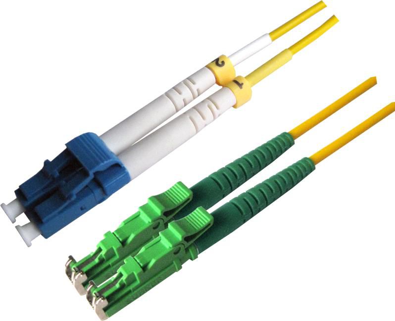 Optical Cable - Lc/upc-e2000/apc 25m Os2 Duplex, Single Mode