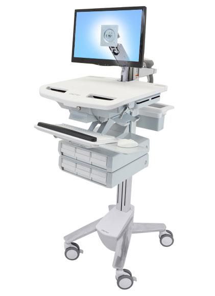 Ergotron SV43-1260-0 STYLEVIEW CART WITH LCD ARM 
