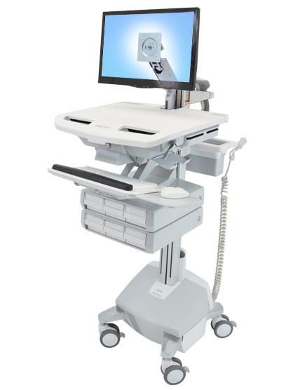 Ergotron SV44-1262-2 STYLEVIEW CART WITH LCD ARM, 