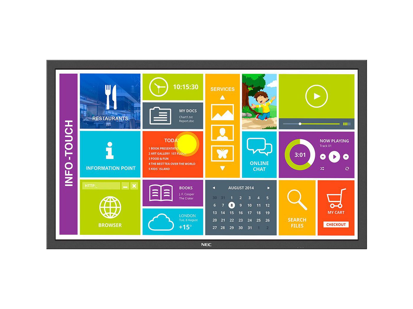 MultiSync P554 SST 55" Display