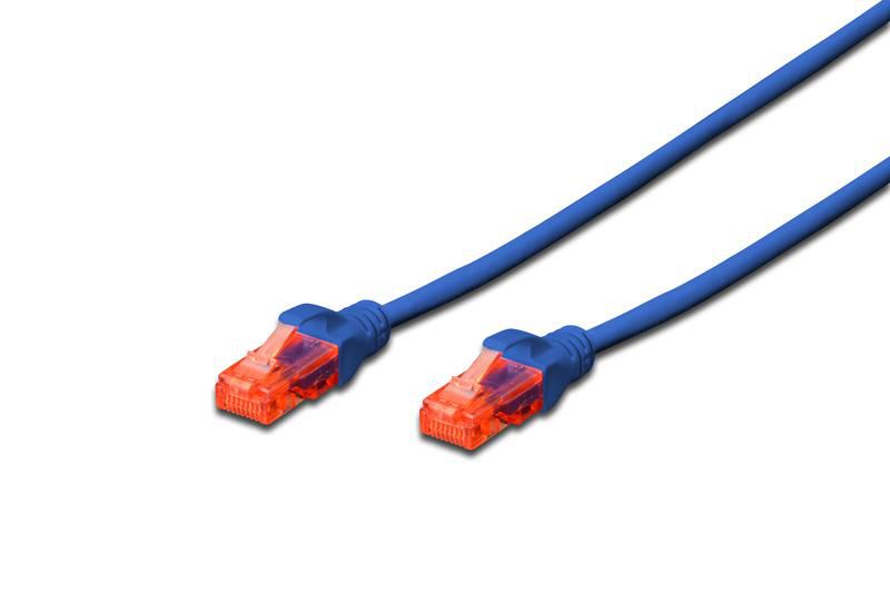 CAT 6, U-UTP patch cable, PVC