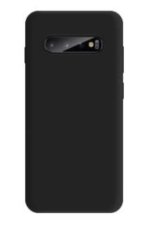 Samsung S10+ Silicone Case Black Silk Touch