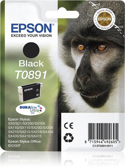 EPSON T0891 Schwarz Tintenpatrone