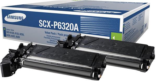 SAMSUNG SCX P6320A 2er Pack Schwarz Tonerpatrone (SV496A)