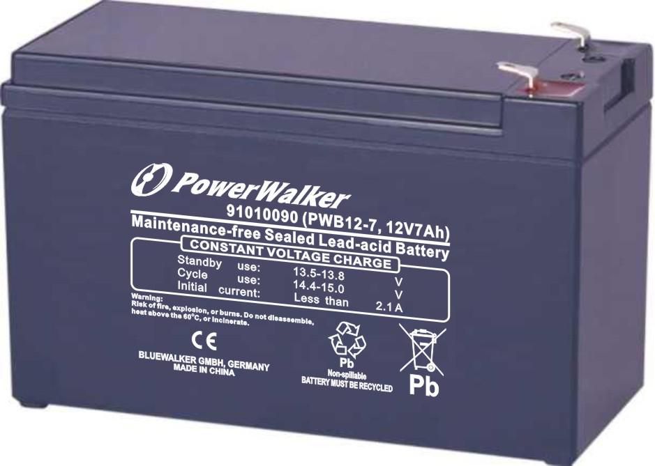 PowerWalker 91010090 Battery 12V7Ah PWB12-7 
