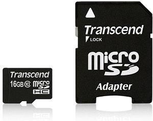 Transcend TS16GUSDU1 SDHC Micro UHS-1 16GB Class 10 