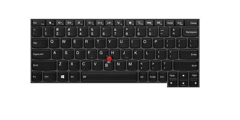 LENOVO Keyboard German w/Backlight (01AV552)