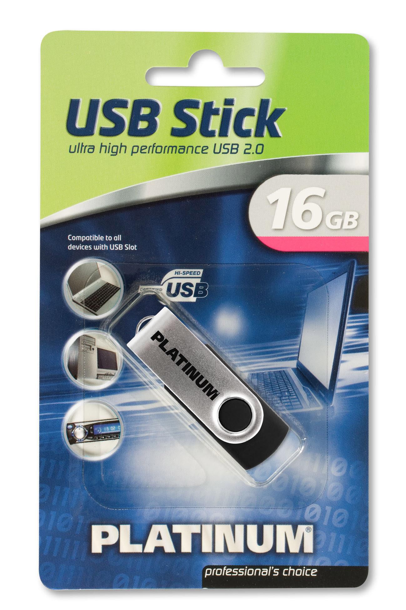 Bestmedia 177562 16GB PlatinuHigh Speed USB 2.0 