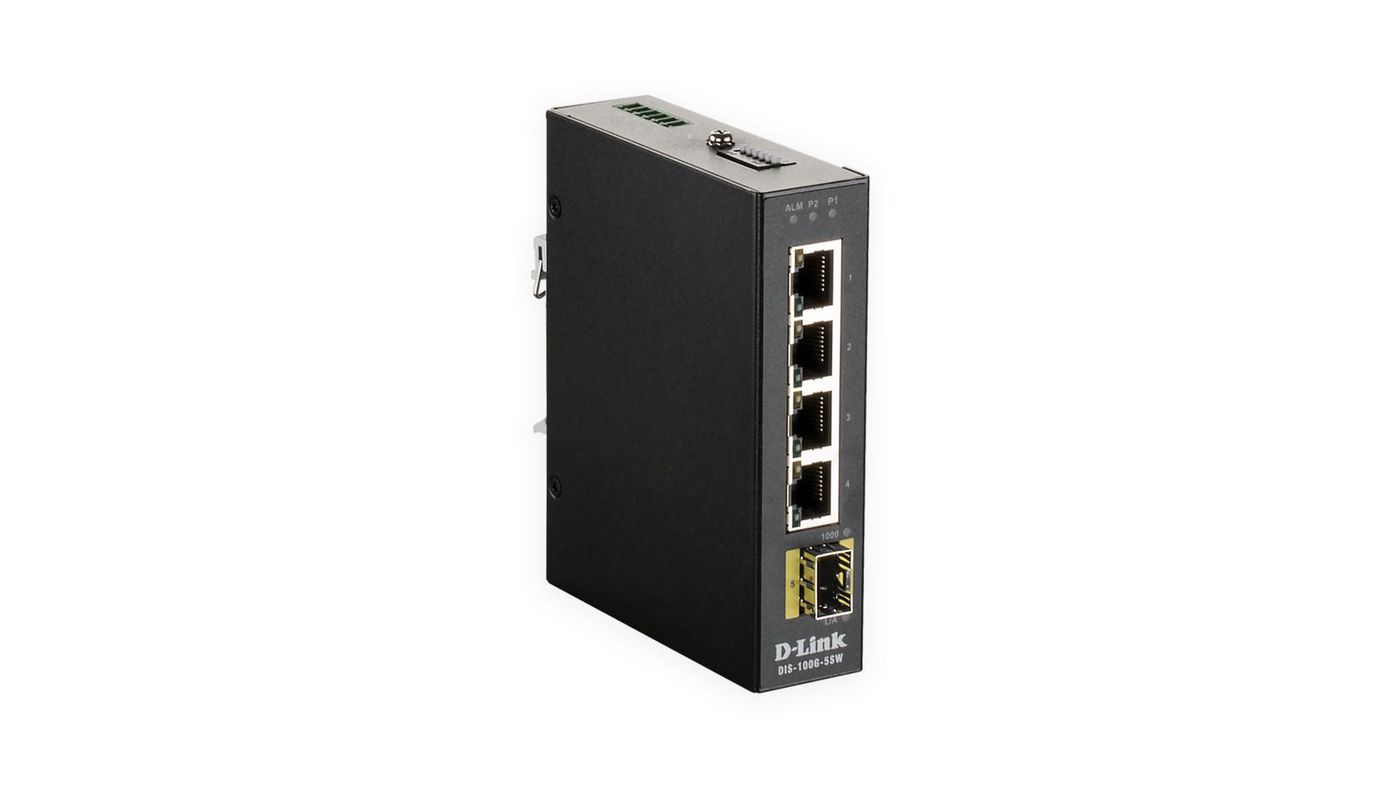 D-Link DIS-100G-5SW 5 Port Unmanaged Switch with 