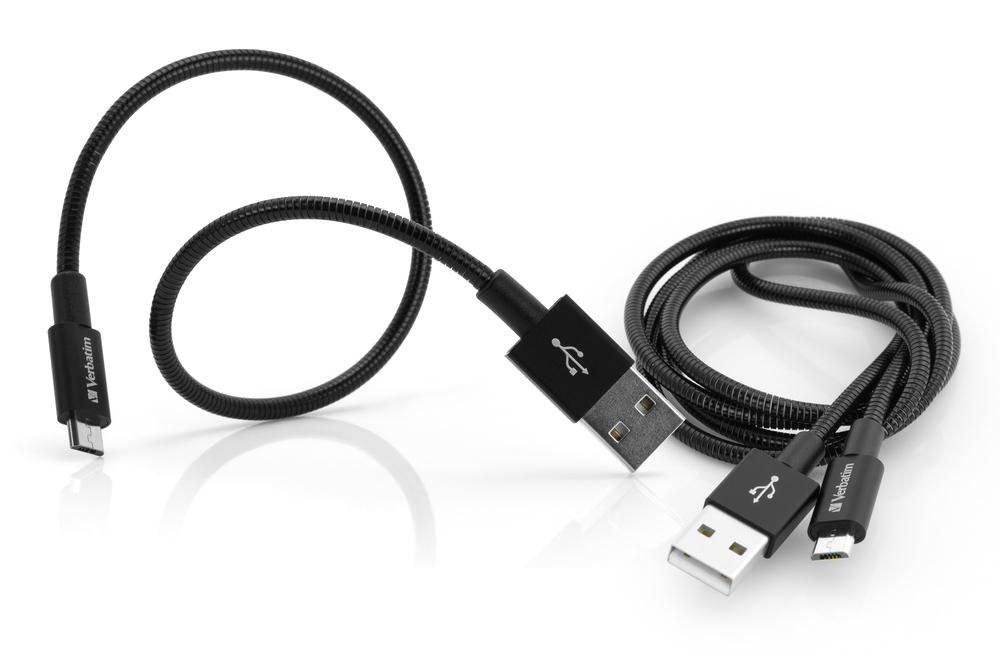 Verbatim 48875 W125625539 MICRO B USB CABLE SYNC  