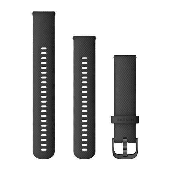 GARMIN Quick Release Band - Uhrarmband - 125-218 mm - black with slate hardware - für Approach S40;