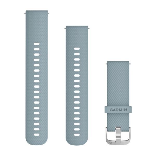 GARMIN Quick Release Band - Uhrarmband - 127 - 204 mm - Sea Foam, silberne Metallteile - für Approac