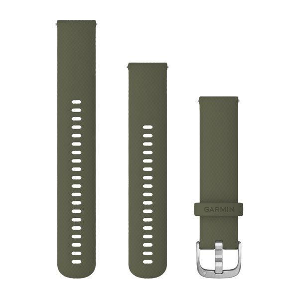 GARMIN Quick Release Band - Uhrarmband - 125-218 mm - moss with silver hardware - für Approach S40;