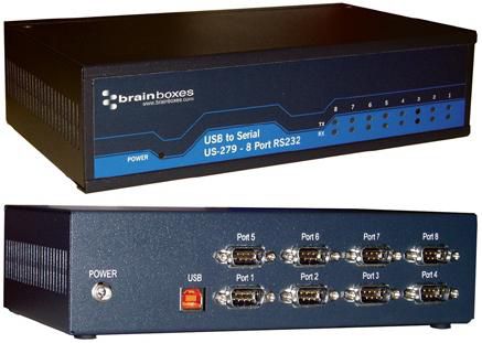 Brainboxes US-279 W125655964 USB 8 Port RS232 1MBaud 