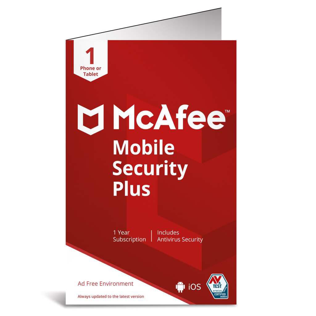 McAfee MMP0AMNR1RP2D Mobile Security Plus 