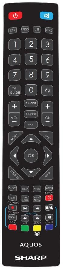 Remote for LC-32HI3012E