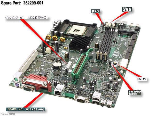 System Board, Compaq