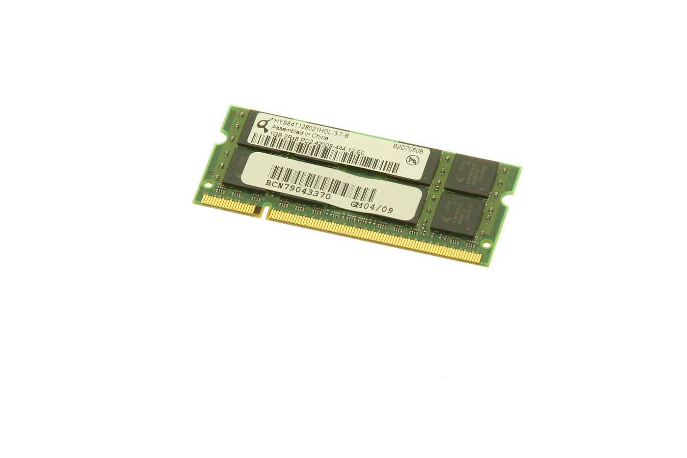 1.0GB, 533MHZ DDR2, PC2-4200,(