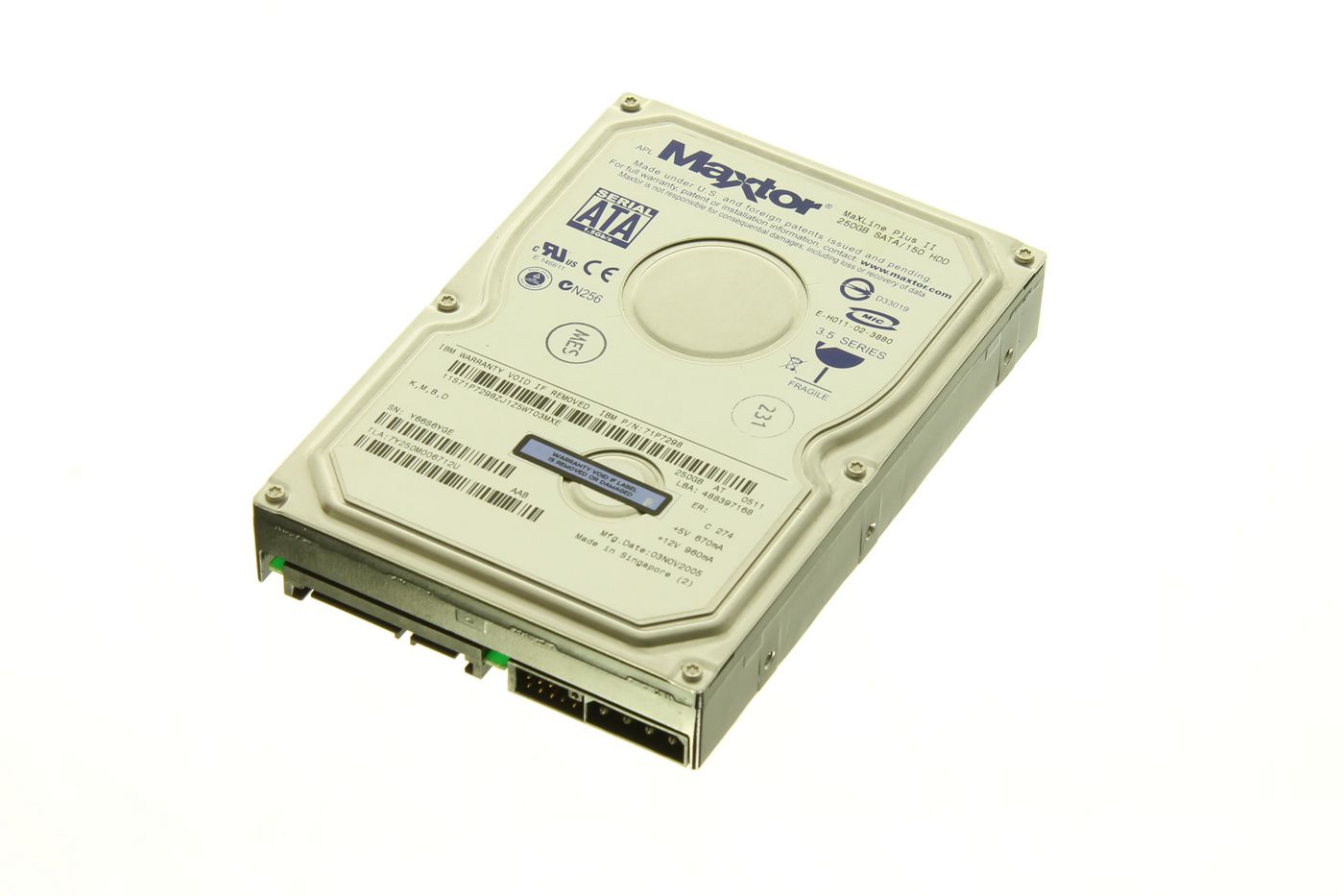 DX2300 250GB SATA2 3GB/S 7200