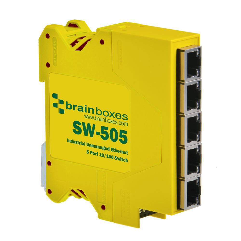 Brainboxes SW-505 Ethernet Switch 5 ports 