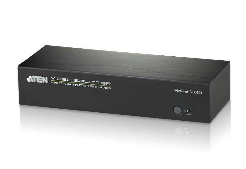 Aten VS0104-AT-G 4-Port VGA Splitter with Audio 