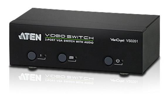 Video Switch R2 Port Desktop Video Switch Rs232