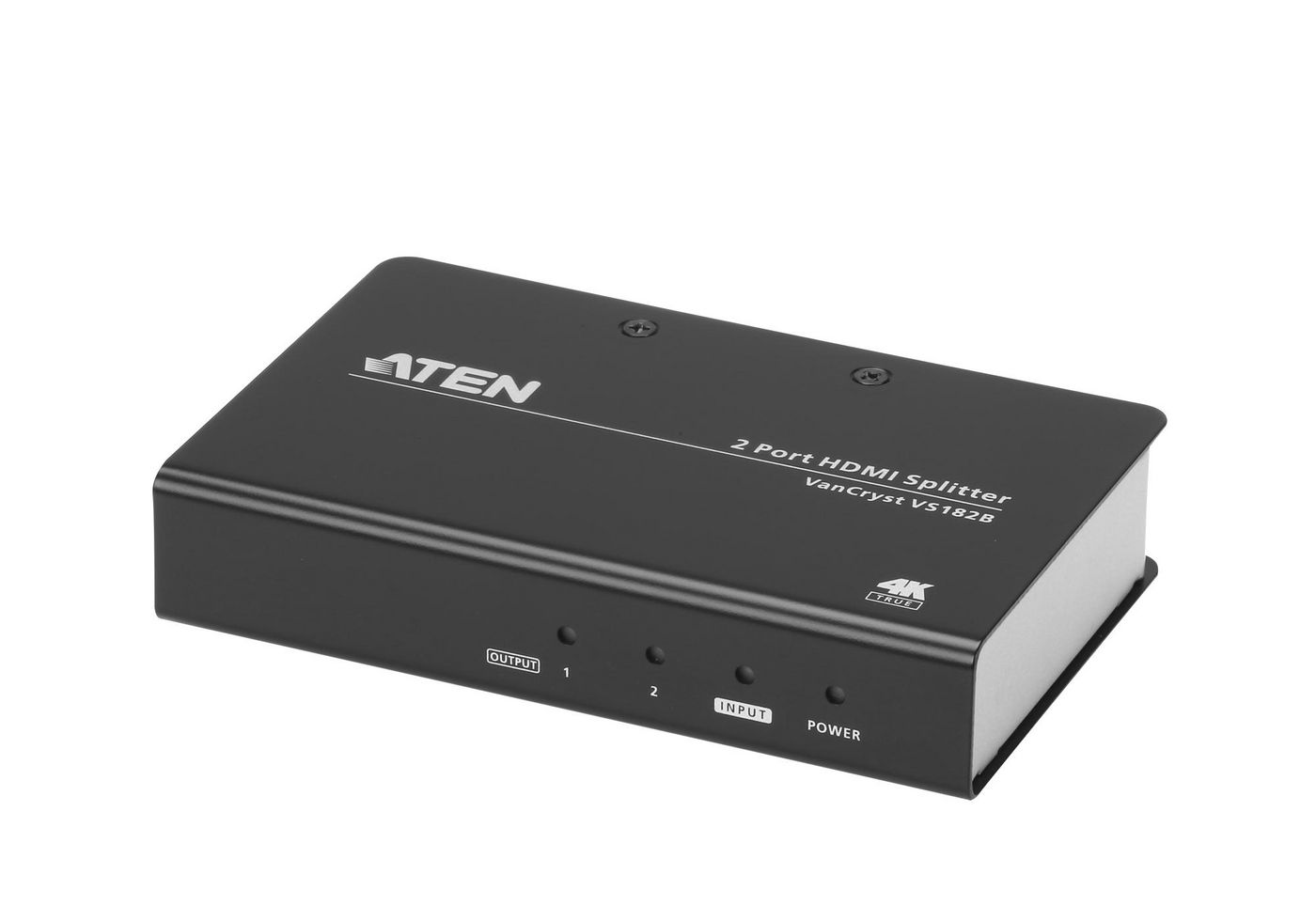 ATEN VanCryst VS182B True 4K - Video-/Audio-Splitter - 2 x HDMI - Desktop (VS182B-AT-G)