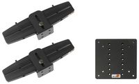 Brodit Mounting kit: Two headrest mounts + Mounting plate with Vesa 75/100+ multiple AMPS holes - W126346581