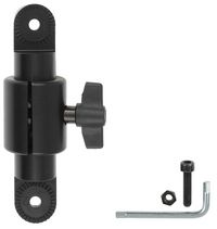 Brodit Adjustable Pedestal mount extension part 5,5" rotatable, small teeth, total length: 156 mm, CC dimension: 152 mm, black - W126346592