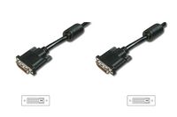 Digitus DVI connection cable, DVI(24 1), 2x ferrit M/M, 10.0m, DVI-D Dual Link, bl - W125481169