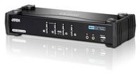 Aten 4-Port USB DVI Dual Link KVM Switch with Audio & USB 2.0 Hub (KVM cables included) - W125191288