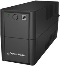 PowerWalker 650VA, 360W, 170-280V, 50/60Hz, 100x290x143mm, 4.4kg, Black - W124497240