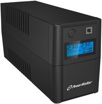 PowerWalker 850VA/480W, 230 VAC, 50/60Hz, USB, RJ-11, 4 x IEC, 5200 g - W124497243
