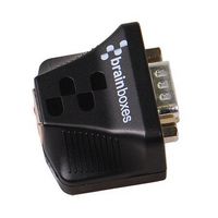 Brainboxes Ultra 1 Port RS232 USB to Serial Adapter, Black - W124492370