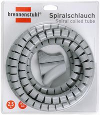 Brennenstuhl Spiral coiled tube L = 2,5 m; Ø = 20 mm grey - W124498653