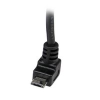 StarTech.com StarTech.com 1m Micro USB Cable Cord - A to Up Angle Micro B - Up Angled Micro USB Cable - 1x USB A (M), 1x USB Micro B (M) - Black - W124577126