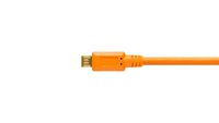 Tether Tools USB 2.0 A - Micro USB B, 4.6 m, orange - W124747982
