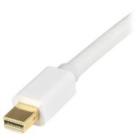 StarTech.com StarTech.com Câble adaptateur Mini DisplayPort vers HDMI de 1 m - Convertisseur Mini DP vers HDMI avec câble intégré - M/M - 4K - Blanc - W124963406