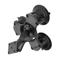 RAM Mounts Twist-Lock Triple Suction Cup Mount with Rectangle AMPS Plate - W124470446