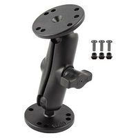 RAM Mounts RAM Double Ball Mount with Hardware for Garmin GPSMAP + More - W124770209