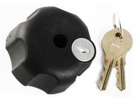 RAM Mounts Key Lock Knob with Steel Insert for C Size Socket Arms - W124870228