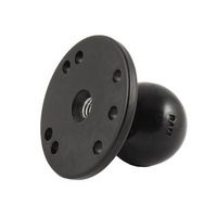 RAM Mounts RAM Ball Adapter with Round Plate and 3/8"-16 Threaded Hole - W124970251