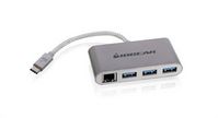 IOGEAR HUB-C Gigalinq USB-C to USB-A Hub with Ethernet Adapter - W125055398