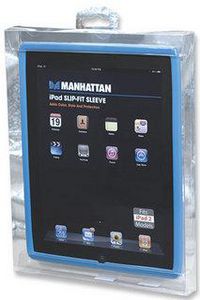 Manhattan iPad Slip-Fit Sleeve, 9.7", 116g, Silicone, Blue - W125184681