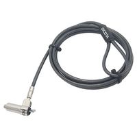 Dicota Masterkeyed, 2m, 4.4mm Steel Cable, Black - W124448163
