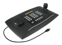 Videotec Universal keyboard for managing CCTV applications from PC, USB 2.0, 1.4kg, Black - W124948635