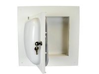 Ventev Wi-Fi Hard Lid Enclosure with Interchangeable Door & Universal AP Cover- White - W124483399