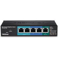 TRENDnet TPE-P521ES (Version v1.0R) - 5-Port Gigabit PoE+ Powered EdgeSmart Switch with PoE Pass Through - W124476335